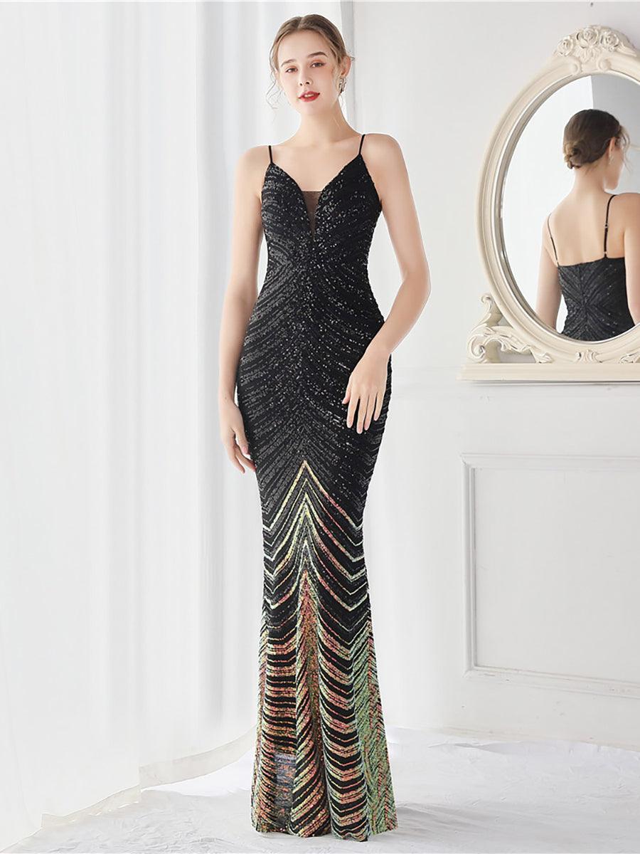 Off Shoulder Long Black And White Evening Dress M02037 Off Shoulder Long Black And White Evening Dress M02037
