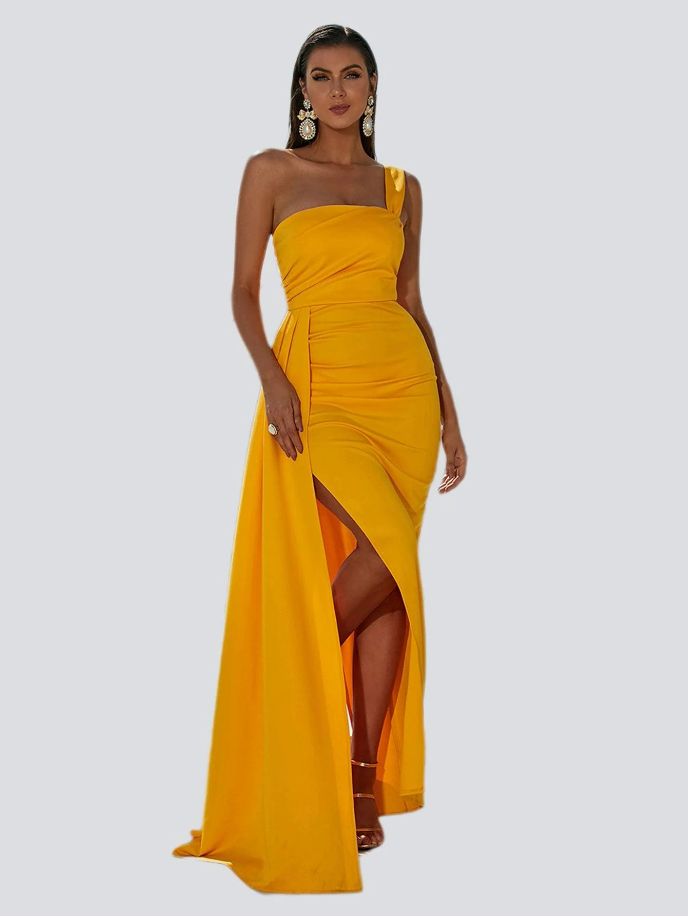 Draping Maxi Prom Dress XJ1050 Draping Maxi Prom Dress XJ1050
