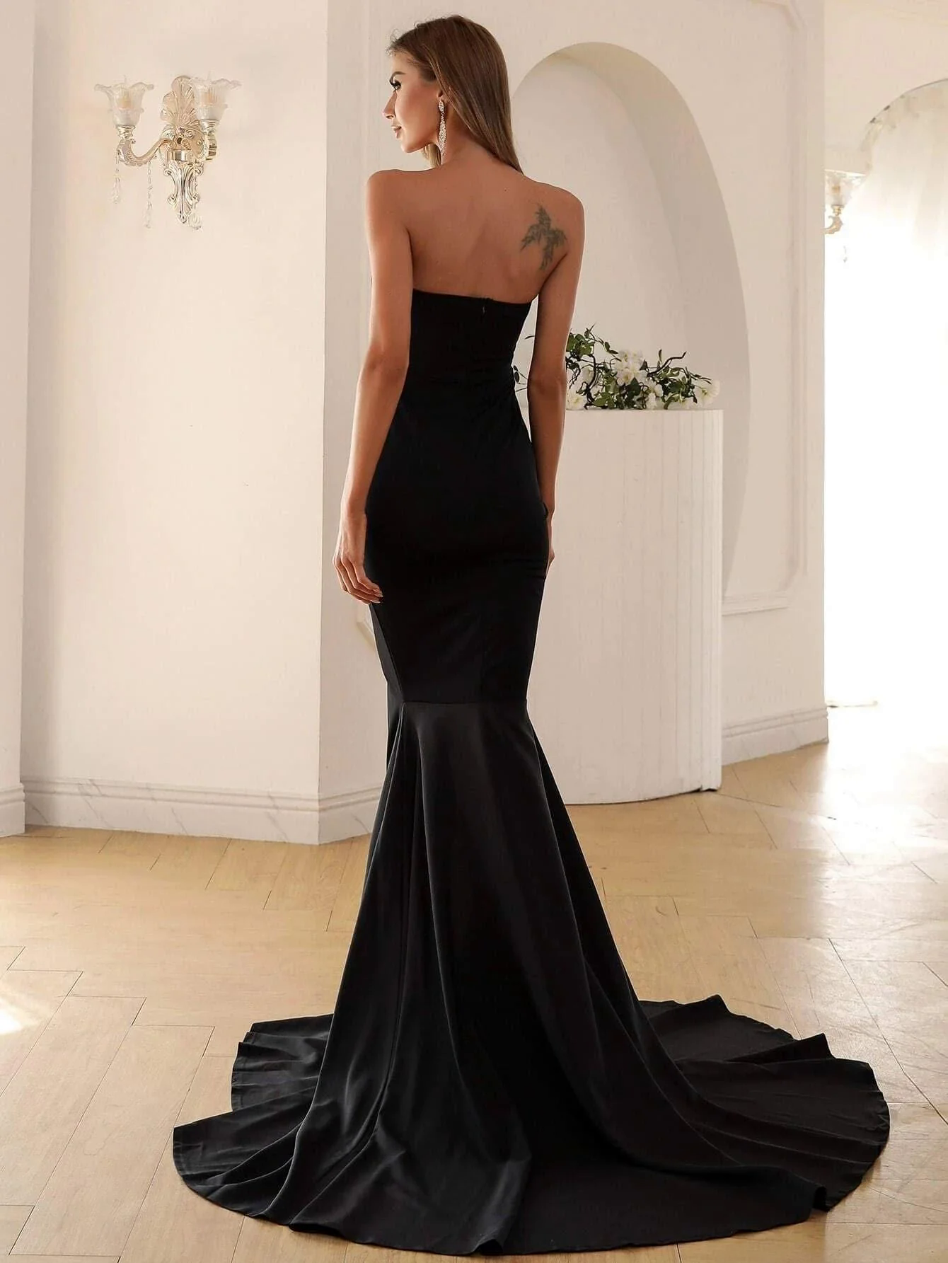 Strapless Mermaid Evening Dress FT1683 Strapless Mermaid Evening Dress FT1683