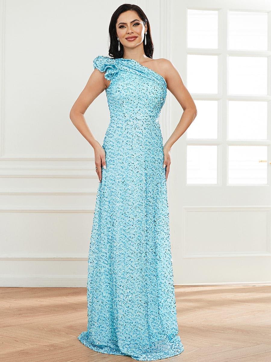 One Shoulder Prom Dress XJ913 One Shoulder Prom Dress XJ913