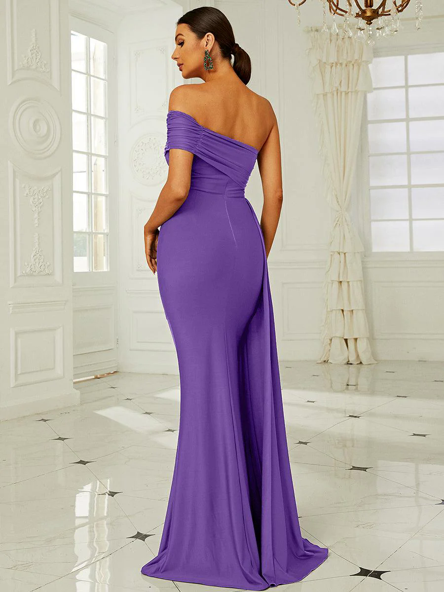 Draping Emerald Green Dress XH2158 Draping Emerald Green Dress XH2158