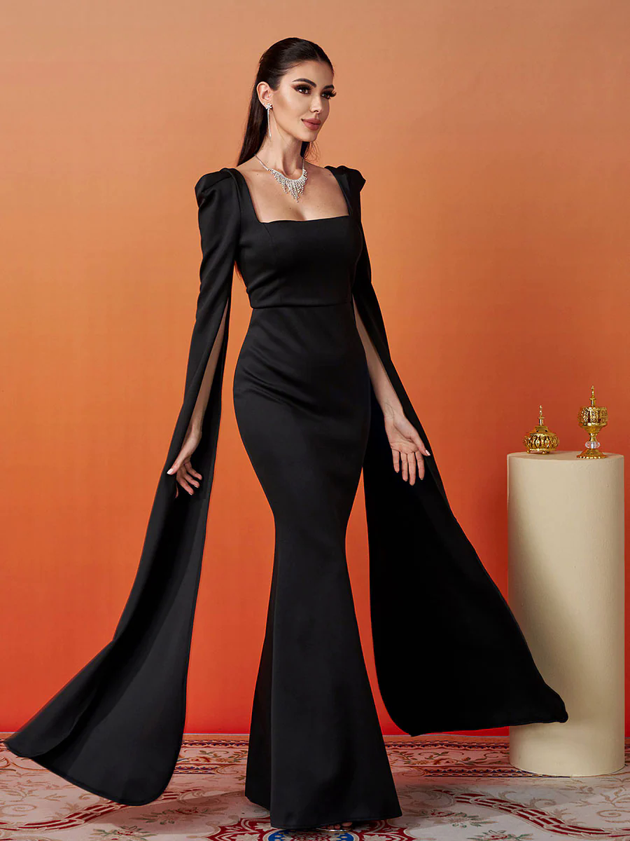 Formal Square Neck Mermaid Dress XJ878 Formal Square Neck Mermaid Dress XJ878