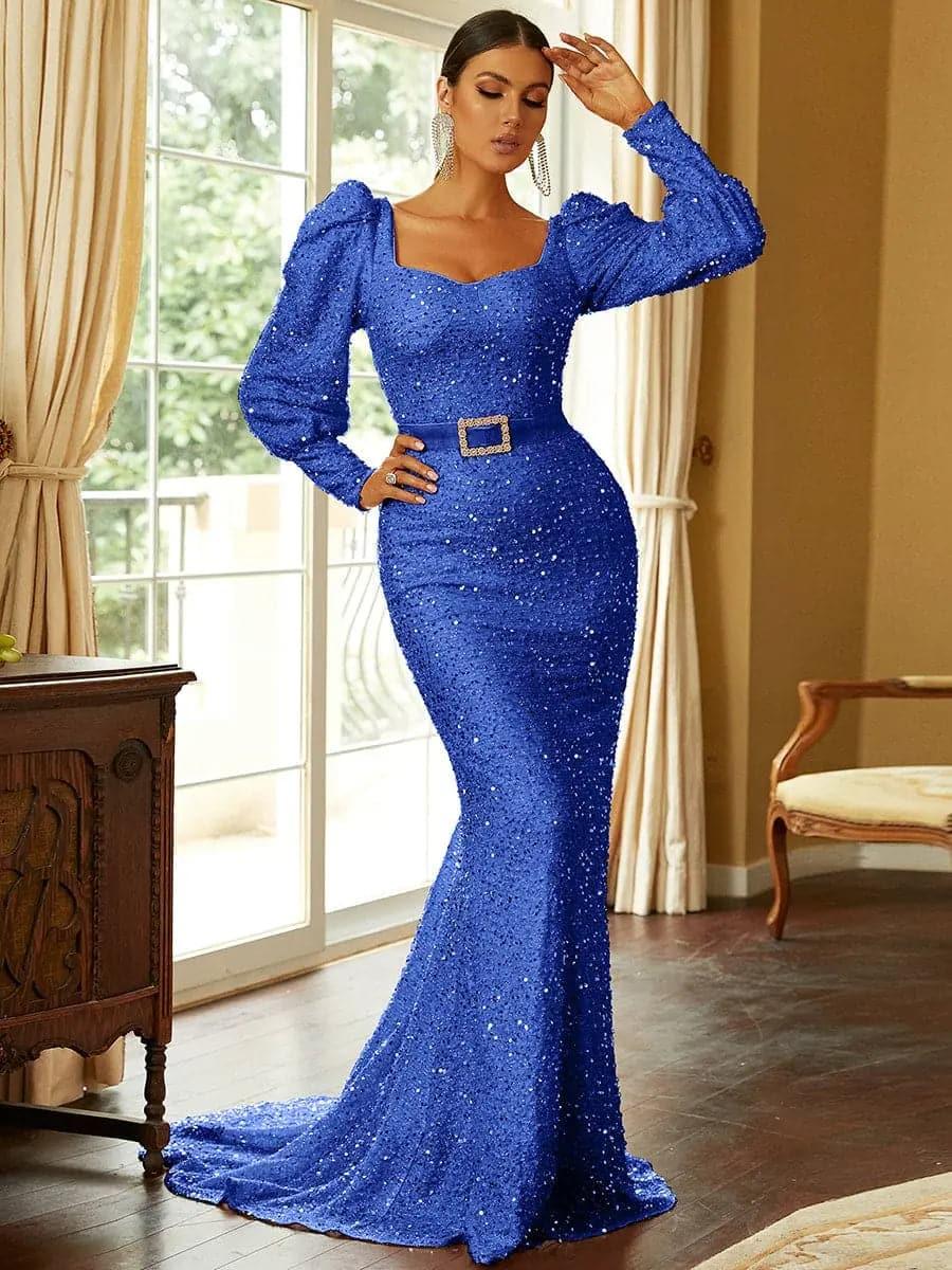 Sweetheart Neck Sequin Mermaid Evening Dress XH2144 Sweetheart Neck Sequin Mermaid Evening Dress XH2144