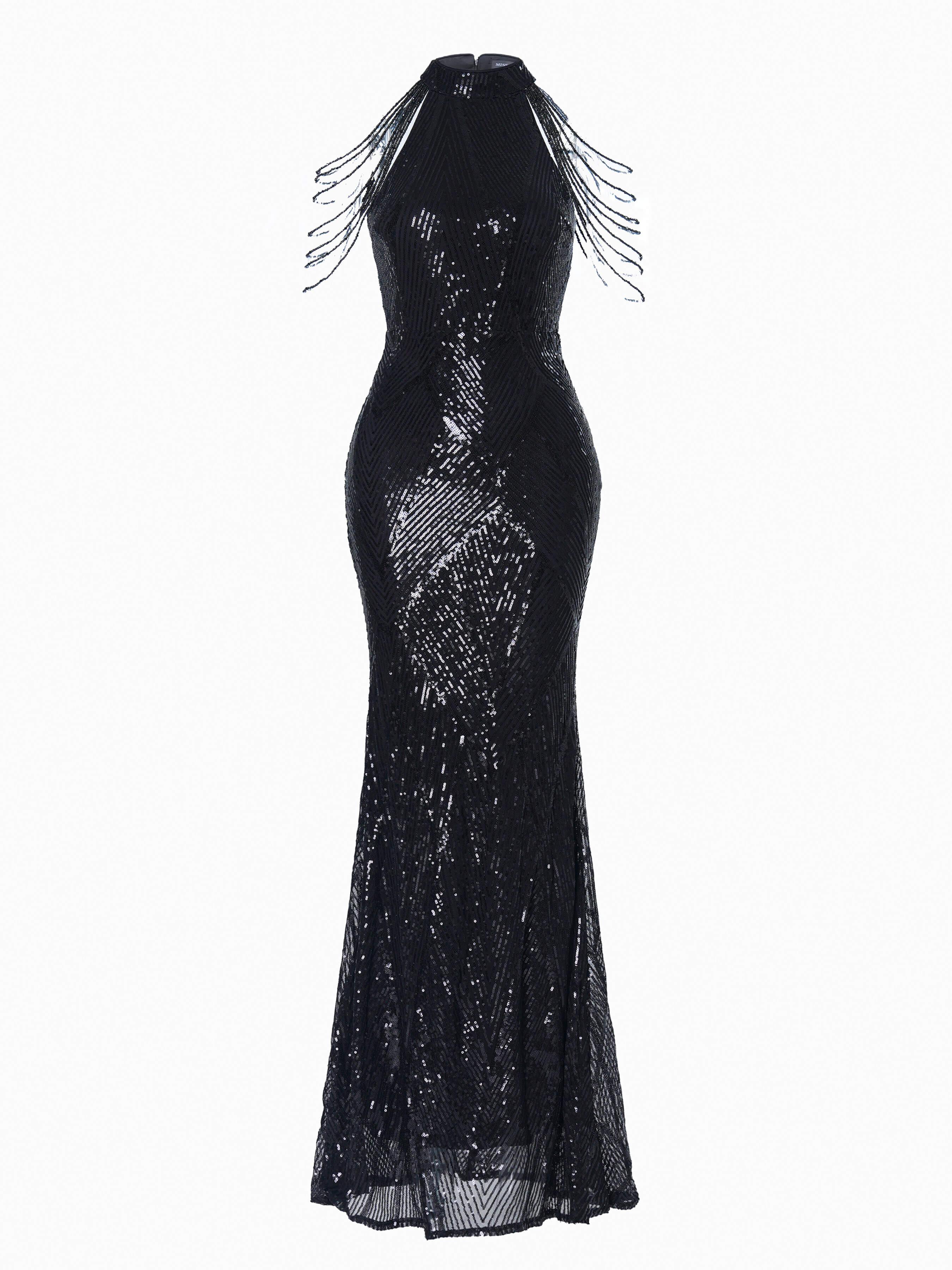 Geometric Sequin Chain Mermaid Prom Dress M01081 Geometric Sequin Chain Mermaid Prom Dress M01081