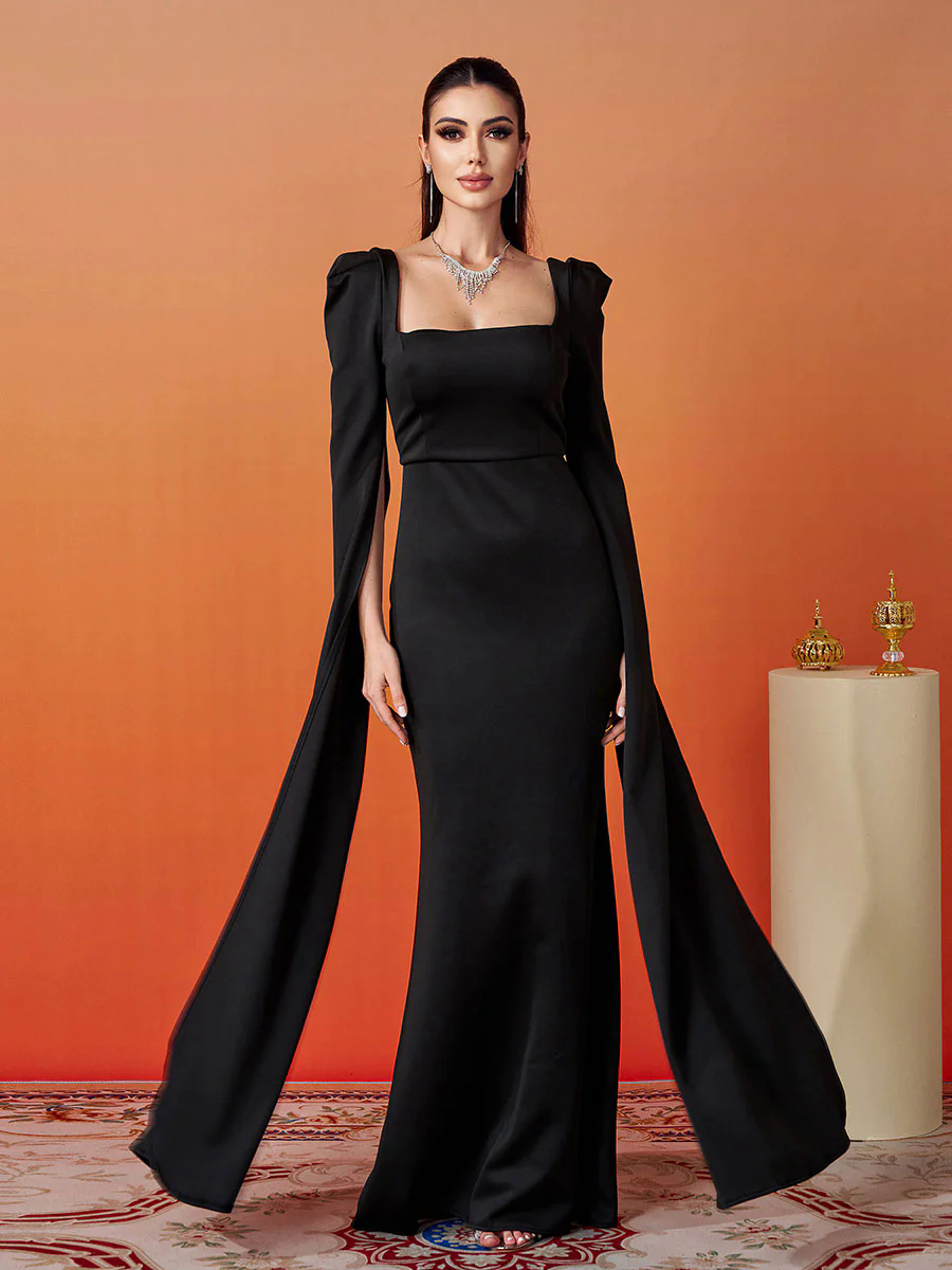 Formal Square Neck Mermaid Dress XJ878 Formal Square Neck Mermaid Dress XJ878
