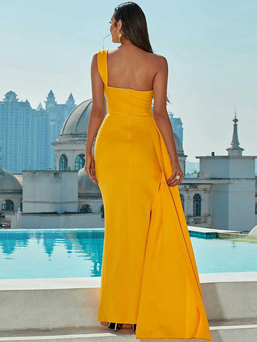 Draping Maxi Prom Dress XJ1050 Draping Maxi Prom Dress XJ1050