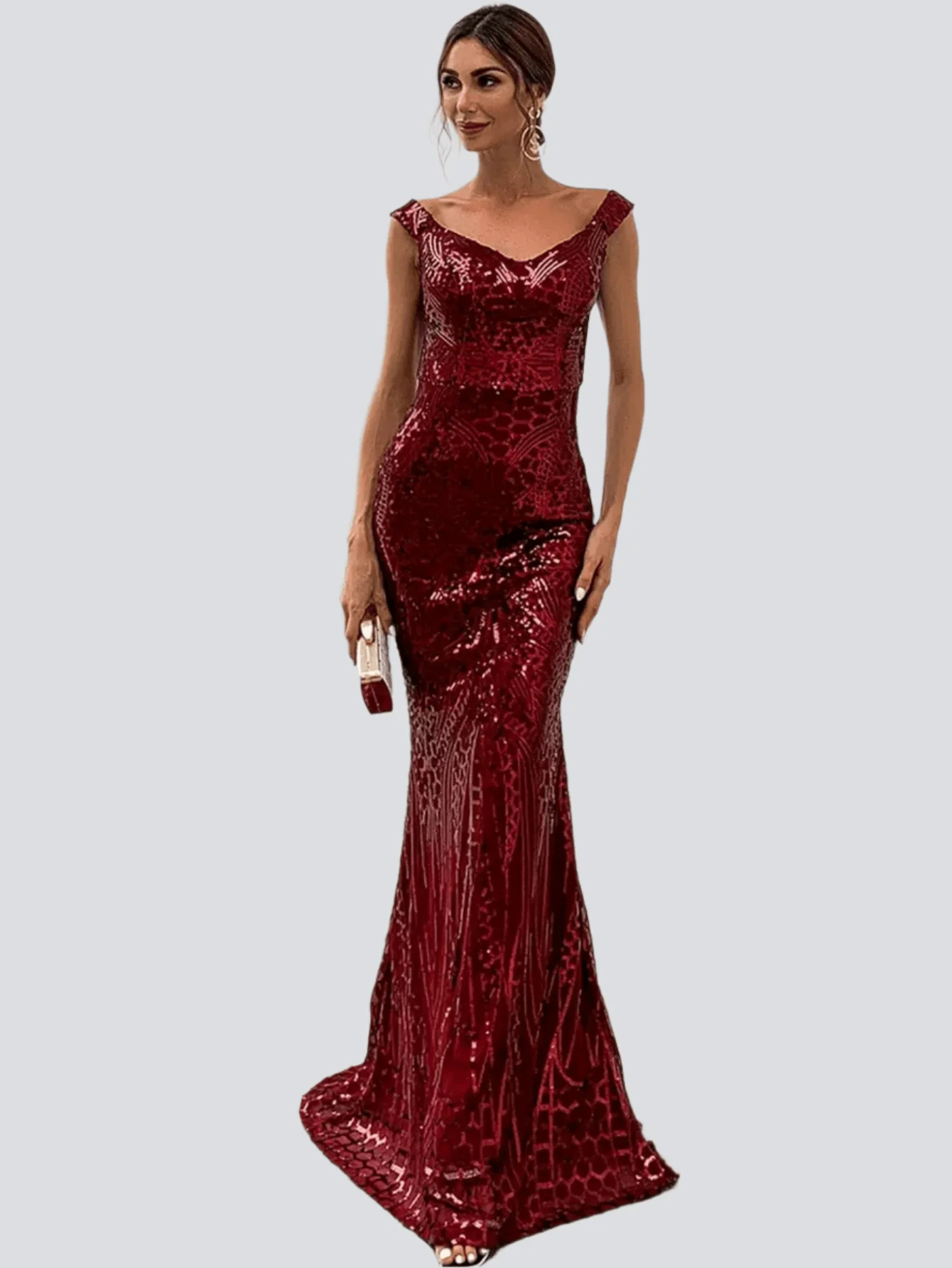 Off Shoulder Evening Dress FT4912 Off Shoulder Evening Dress FT4912