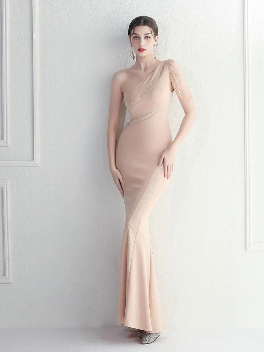 Basic Panel Cocktail Dress M02288 Basic Panel Cocktail Dress M02288