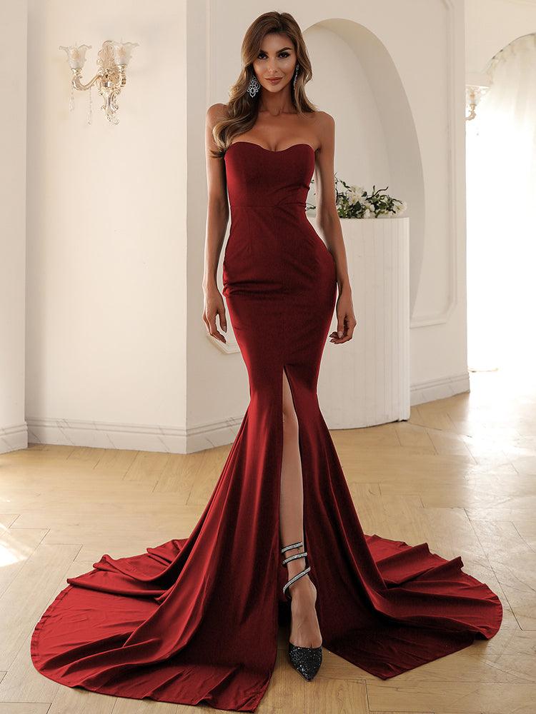 Strapless Mermaid Evening Dress FT1683 Strapless Mermaid Evening Dress FT1683